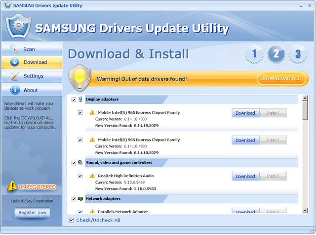 SAMSUNG NP R510 AS01EE Bios driver for Windows 8.1 screenshot2